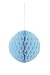 8" Light Blue Tissue Paper Honeycomb Ball