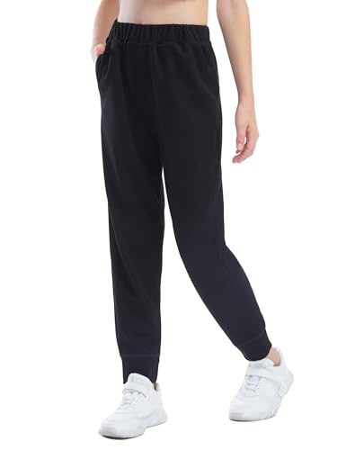 THE GYM PEOPLE Girls Soft Workout Sweatpants Lightweight Casual Athletic Joggers Pants with Pockets3