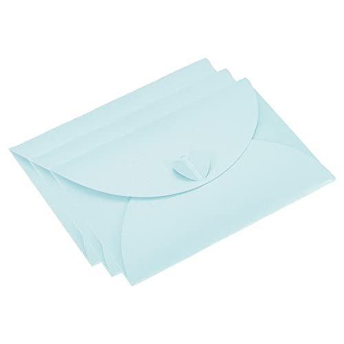 Pochette carte cadeau et mini enveloppe forme coeur en lot de 50 pour message anniversaire