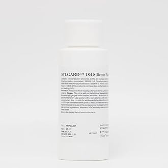 Dowsil SYLGARD 184 (Form Dow Corning) Silicone Elastomer Kit Base A + Curing Agent Solidifier B for Electrical Component Battery Board Assembly Room Temperature RT Heat Cure(1.1 lb = A 450g + B 45g)