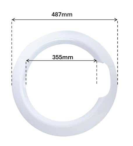 Cambania 43011739 Cadre Extérieur Porte Lave Linge Candy - vue 3
