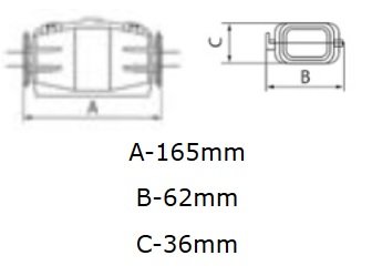 Mufa żelowa mufa łącząca do 4-żyłowy kabel 1,5-35 mm2 mufa żelowa IP68 MBG0050A24 Morek 3453