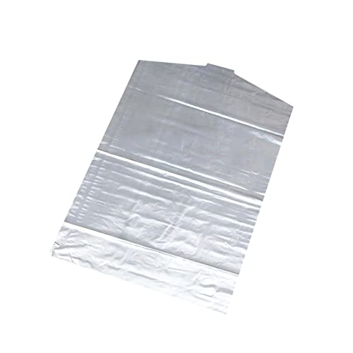 10-Pack Plastic Clothing Dust Covers 60x110cm Waterproof Garment Bags for Suits and Dresses for Closet Storage and Organization