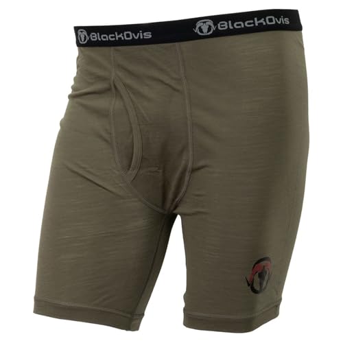 Venture Merino Boxer Brief - Reg - Burnt Olive - 2XL