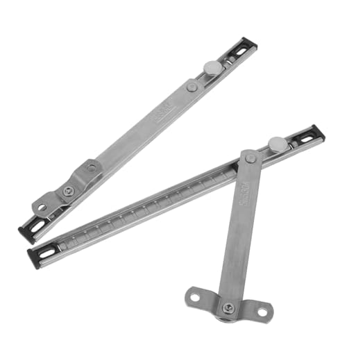 DIYEAH 2pezzi Serratura Protezione Per Regolabile Dispositivo Sicurezza Per Porta Scorrevole Per Balcone e Patio Installazione Senza Perforazione Design Moderno e Compatto