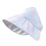 Luo-yes Chapeau de Soleil à Larges Bords de Couleur Arc-en- pour Femmes Bonnet Manga Enfant (C, One Size)