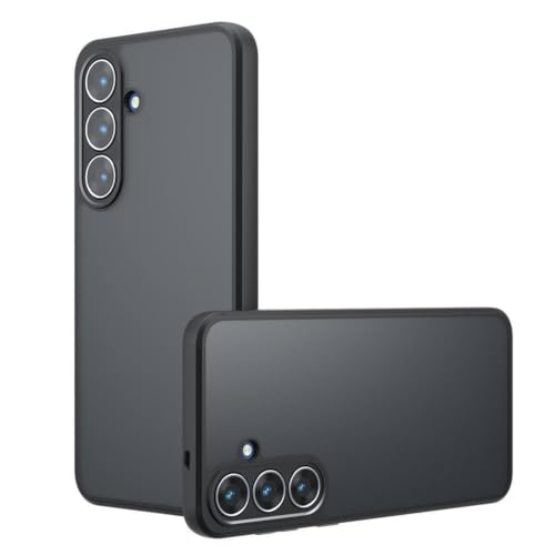 Image of Matte PC+TPU Back Cover Case for Samsung Galaxy S26 5G | Anti-Fingerprint, 2.4m Drop Protection, Airbag Corners, Skin-Friendly Feel, Camera Protection
