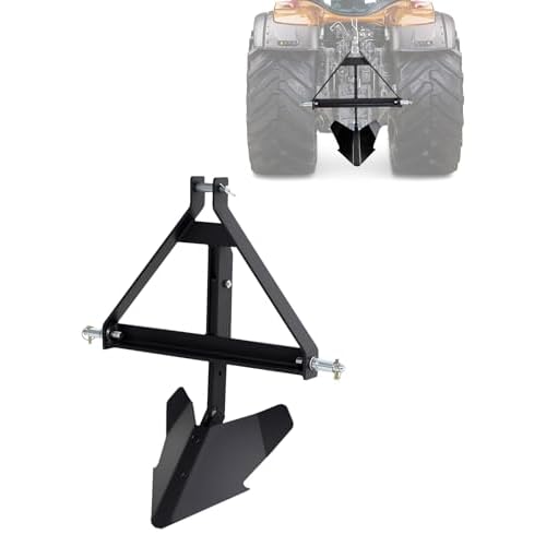 Middle Buster for Category 1, 3 Point Quick Hitch Tractors, Heavy Duty Steel Furrows and Harvests Potatoes, Upgraded Subsoiler for Garden and Farm Use