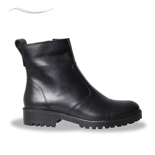 Dicas e Truques de Como Ficar Estilosa nos Dias de Chuva: Guia Exclusivo 6 Bota Coturno Feminina Galocha Couro Confortável Linda Preta (37, ...