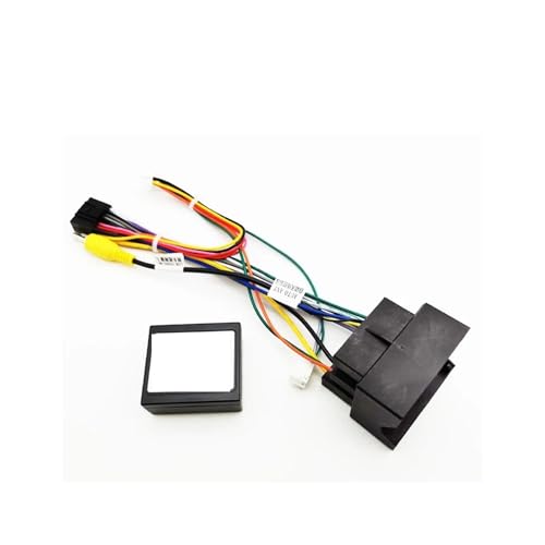 Adaptador de arnés de cableado CAN Bus, compatible con VW Golf 7 Jetta Polo Caddy Tiguan, cable Quadlock de 52 pines, compatible con sistema multimedia Android de 16 pines for coche.(1pcs cable)