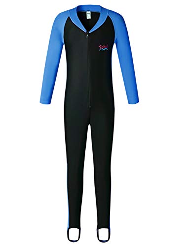 BIKMAN Long Sleeve Sunsuit Girls and Boys Sun Protection One Piece Swimsuit