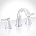 Miseno ML641 Elysa-V Widespread Bathroom Faucet - Includes Push-Pop Drain Assembly