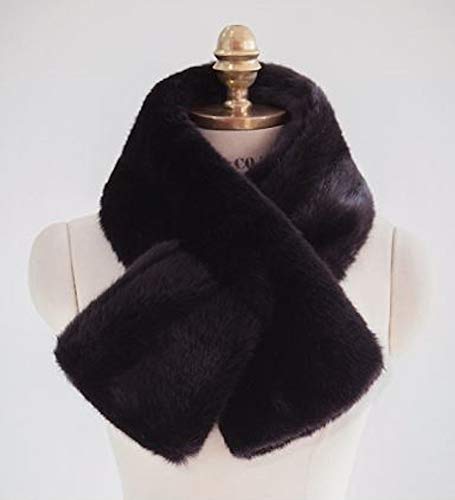 ココマリ ふわふわ フェイク ファー マフラー あったかい 差し込み もこもこ ティペット 冬 防寒 スヌード レディース の商品画像 2