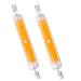 KIMROO 15W 118mm R7S LED Bulbs(2 Pack) 150W Halogen Enquivalent J-Type 120V Dimmable T3 R7s Base Double Ended Flood Light 3000K Warm White for Landscape Light (Warm White)