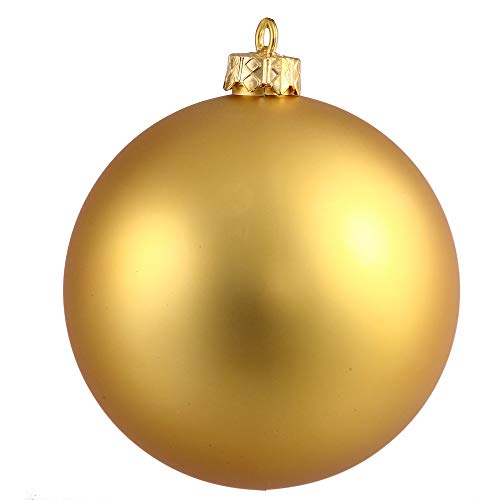 Vickerman Matte Ball, Includes 60 Per Box, 2.4-Inch, Luxe Gold