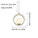 KSSTEVNBD Chandelier, All-Copper Ring Glass Ball Chandelier, Golden Creative Luxury V-Intage E27 Bulb Decoration Hanging Light Fixture, Retro Ceiling Farmhouse Kitchen Island Village Pendant Lamp for