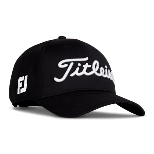 Titleist Tour Performance Golf Hat, Black