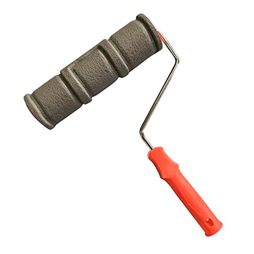 Image of Kayra Decor 9 Inch Paint Roller with Long Chrome Handle | ReusableWall Painting Roller Brush for Smooth Paint Finish | Ideal for Interior & Exterior Walls, Ceiling & DIY Painting (EG724T)
