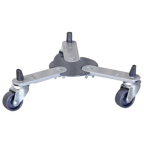 Wagner Sun City Small Soporte con Ruedas para Plantas, 22-33 x 8 cm de Superficie útil, Extensible, Para Uso Exterior e Interior, Acero, Capacidad de Carga 75 kg