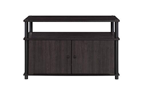 Image of DeckUp TV9040A Tube-N-Turn Engineered Wood 2 Door TV Entertainment Unit (Dark Wenge, Engineered Wood)