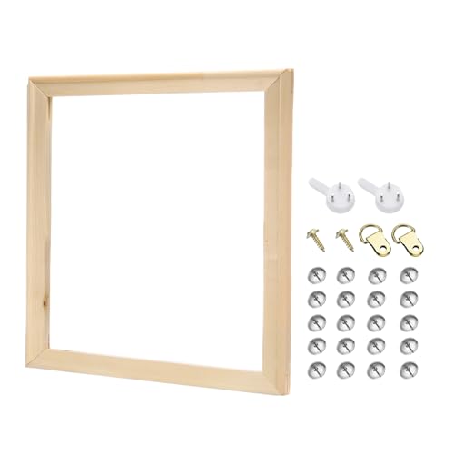 PATIKIL 12x12 inch Canvas Stretcher Bars, DIY Removable Wooden Canvas Frames Kit for Oil Paintings Poster Picture Photo, Arts Accessory, Paint by Numbers