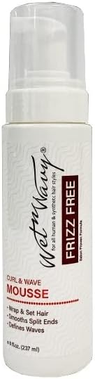 Wet N Wavy Frizz Free Mousse 8 oz. #Ms877