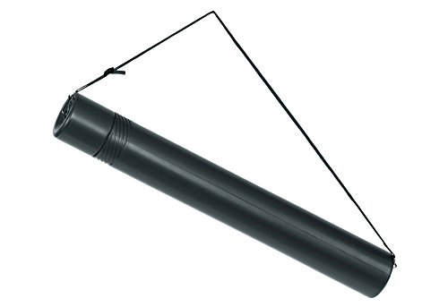 Tube de transport Canson noir pour dessin télescopique extensible de 40 à 75 cm