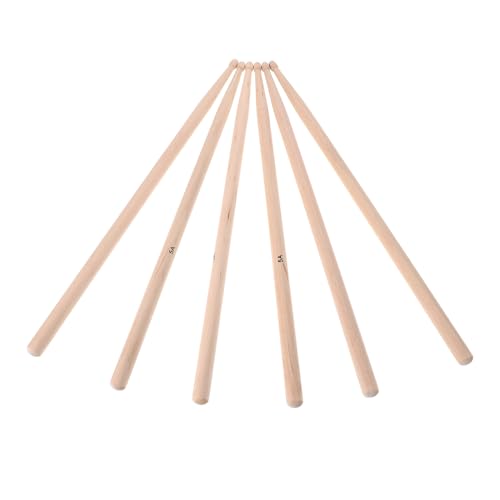 Baquetas Kisangel de madera de arce, 3 pares, tamaño 5A, para batería, electrónica y jazz, diseño ergonómico miniatura 1