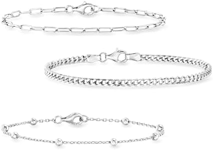 Pure Collection by Ross-Simons Sterling Silver Jewelry Set: Curb-...