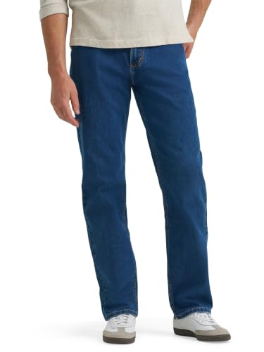 Lee Men's Legendary Relaxed Straight Jean with Comfort Stretch, Crossing, 32W x 30L by Lee - Used condition - Image 2