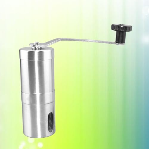 Molinillo de café manual portátil de acero inoxidable con manivela fácil de limpiar 8