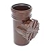 Produktbild Fallrohrfilter Regenrohrfilter m. Laubfang DN100 Ø110 HT / KG- Rohre Farbe braun