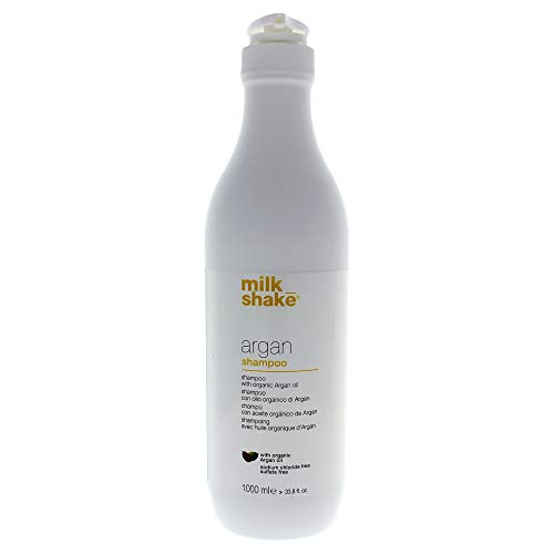 Shampooing Milkshake Argan Oil 1000 ML répare les cheveux secs et abîmés instantanément