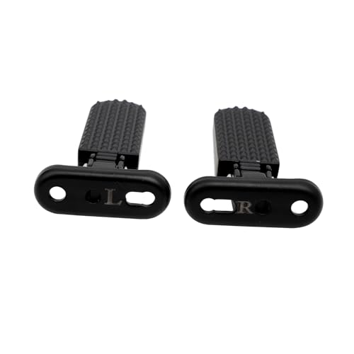 Mokuo Scooter Footpegs E-bike Footpeg in Aluminum Alloy, Lenght 12cm/4.7\",Compatible with Scooter Mopeds E-Bike Mini Bikes,Installation Hole Spacing: 4-5cm