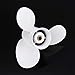 Produktbild JenNiFer 9 1/4 X 9-J Aluminium Outboard Spline Propeller Propeller Propeller Prop 3 Blade for Yamaha 9.9-15Hp