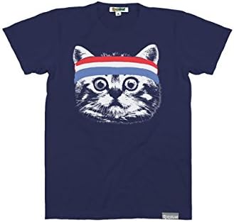 Tipsy Elves Blue Pawtriotic USA T Shirt for Men Size X-Large