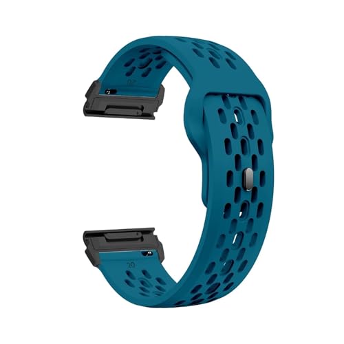 [�����ȓX] 22mm 26mm �V���R���X�g���b�v �ɓK��Garmin Fenix 8 7X 7 6 6X Pro Epix Pro Gen2 47mm 51mm//Fenix 5X Plus Tactix7 �N�C�b�N�t�B�b�g�o���h�u���X���b�g(Peac