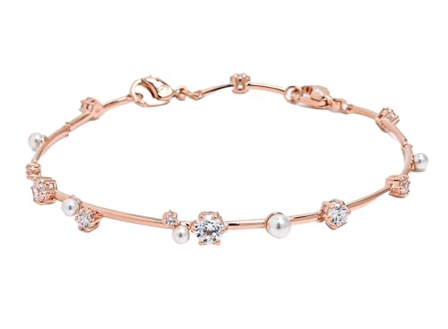 スワロフスキー ブレスレット Constella Tennis コンステラ クリスタルパール クリア ローズゴールド 5729505 ジュエリー アクセサリー [並行輸入品]のサムネイル