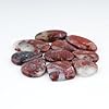 ColouredRocks 10pcs, SNAKESKIN JASPER MIX SHAPES, Natural Cabochon Crystals, Loose Gemstone, Wholesale Polished Supply, Jewelry Making, DIY Craft, Gem Collection (140+ CARATS) (16-22 mm size) #2