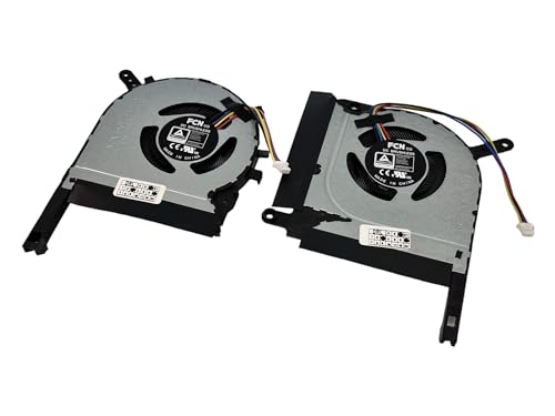 VoltaGuru New Laptop CPU+GPU Cooling Fans for Asus TUF...