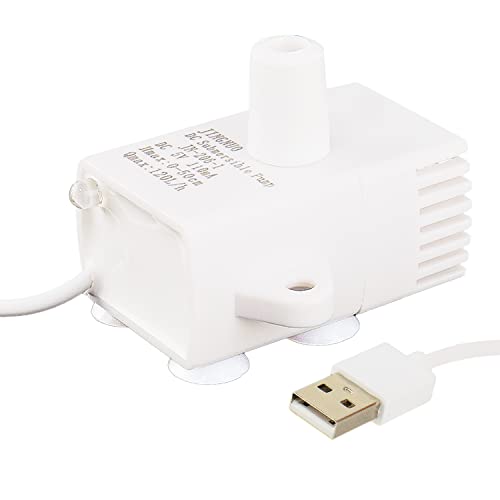 furrybaby Pet Water Fountain Replacement Pump and Light Set (For Rectangular Water Fountain)