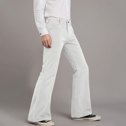 Déguisement évasé slim homme style cargo rétro chic en velours
