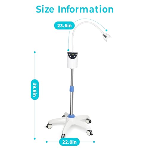 Image of Mobile Cold Light Bleaching System, Whitening Lamp with 4 High-Power LED Lights, Sensitive Infrared Remote Control, Full-Mouth Whitening, Secret to a Confident Smile