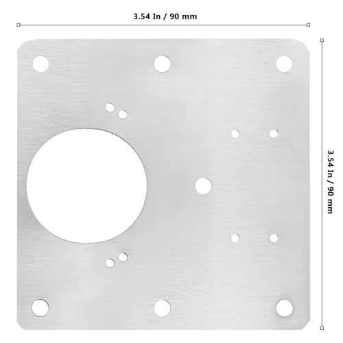 MUKLEI 50 PCS Stainless Steel Hinge Repair Plate, Kitchen Cupboard Hinges Repair - Image 2