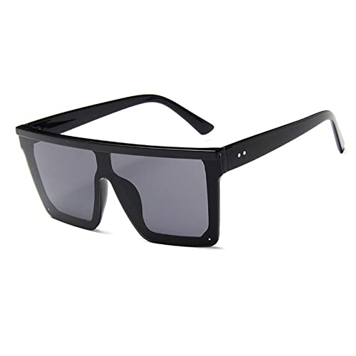 Lunettes de soleil carrées femme violet miroir blocage total UV400 contre les reflets