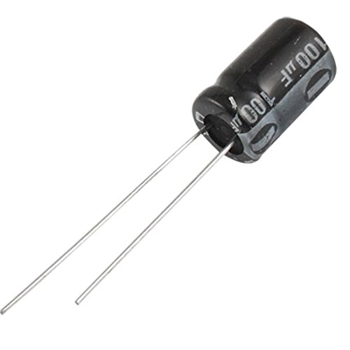 100 Pz 100uF 50V 105C condensatori elettrolitici