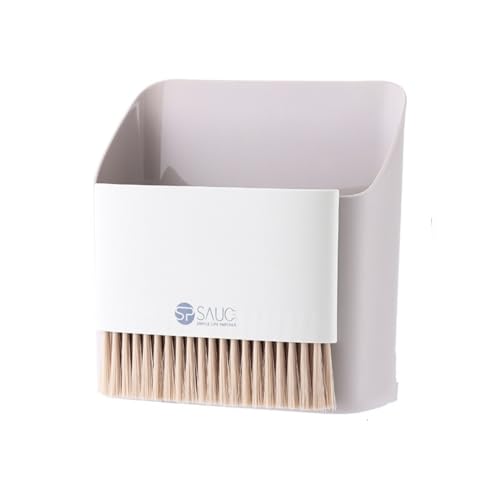 DQRCLLL Mini Broom and Dustpan Set - Soft Portable Cleaning Brush and Dustpan Set, Small Dustpan and Brush Set for Office Cleaning, Sofa, Desk, Pet Nest etc.