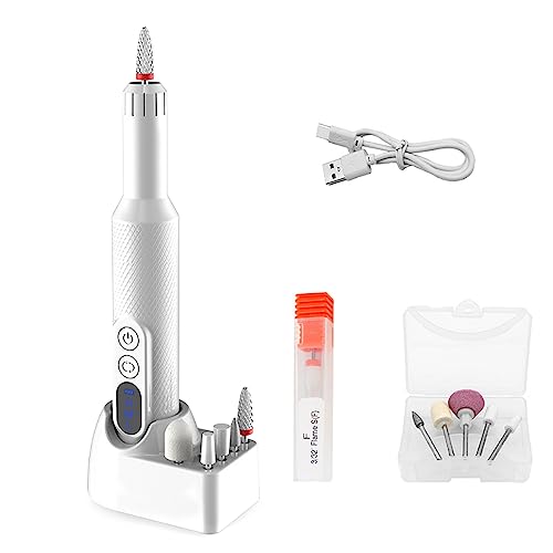 Perceuse électrique manucure pédicure sans fil rechargeable avec écran LED intégré