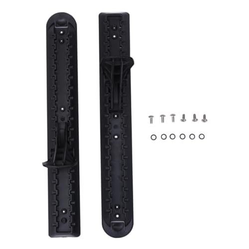 SUPVOX Outdoor Kayaking Accessories 2pcs Kayaking Pedals Simple Design Sturdy Material Black Grey for Sports