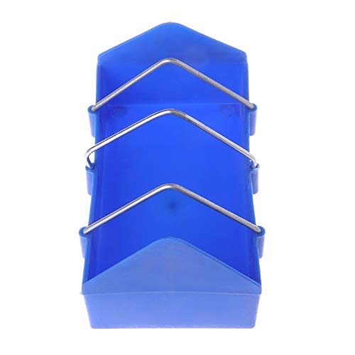 Alimentación pájaros loros de forma limpia mediante comedero rectangular colgante 6